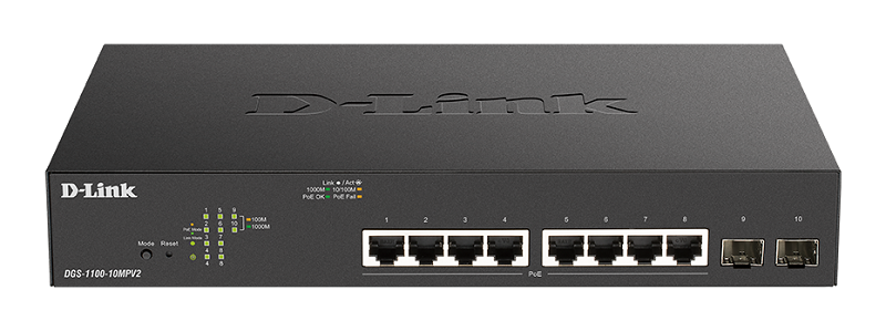 D-Link DGS-1100-05V2/B 5-Port Gigabit Smart Managed Switch